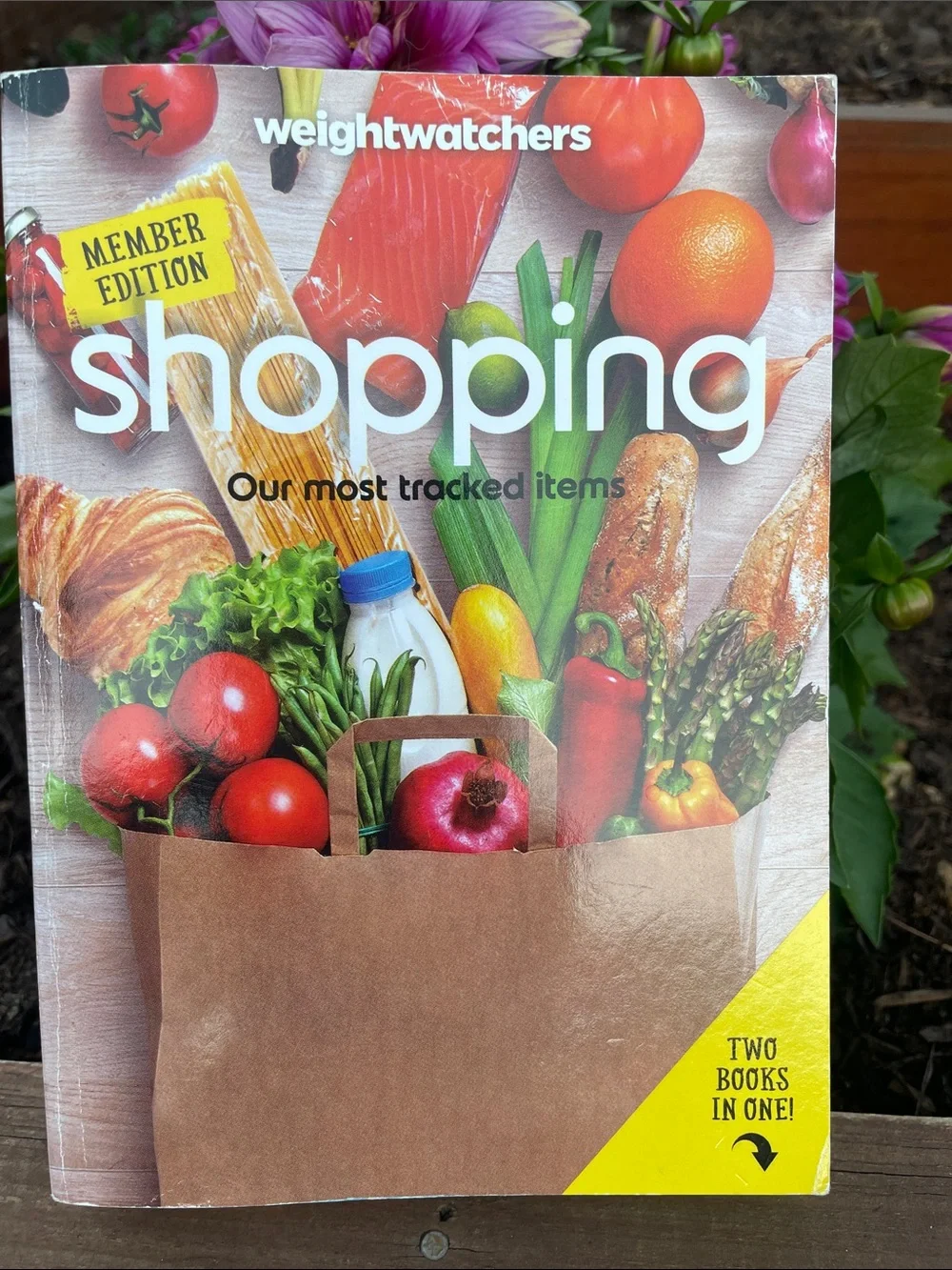 Weight Watchers Dining Out Cookbook — White, Green & Yellow Cover with Tacos